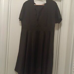 NWOT Shein Dress with Scalloped Collar and Sleeves 3XL